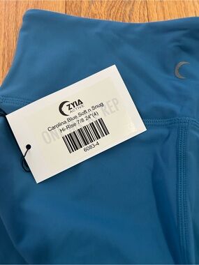 ZYIA Carolina Blue High-Rise Leggings